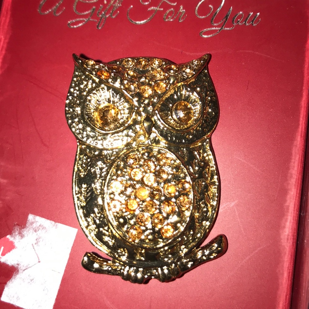 Brand new gold brooch